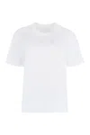 Alexander Wang Cotton Crew-neck T-shirt In White