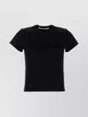 Alexander Wang Cotton Crew Neck T-shirt With Short Sleeves