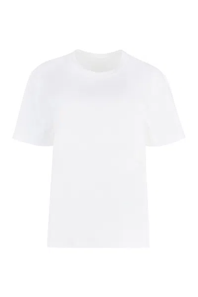 Alexander Wang Oversize Crew-neck Cotton T-shirt In Grey