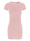 Alexander Wang Printed Micro Ribbed Dress
