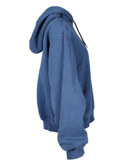 Pre-owned Alexander Wang Cotton Hoodie In Blue