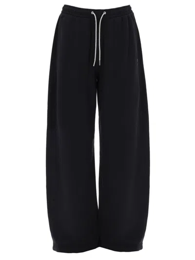 Alexander Wang Cotton Joggers In Black