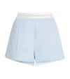 Alexander Wang Blue Relaxed-fit Shorts In Blue
