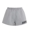 Alexander Wang Graphic Running Short In Grey