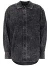 Alexander Wang Cotton Oversize Shirt In Grey