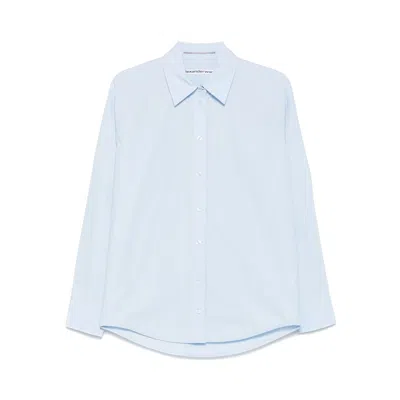 Alexander Wang Cotton Shirt In Blue