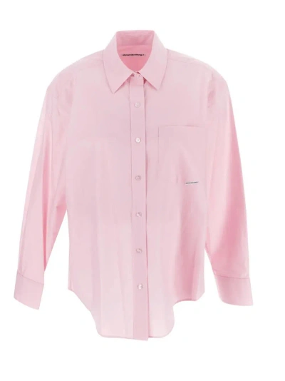 Alexander Wang Cotton Shirt In Rosa