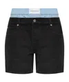 Alexander Wang Cotton Shorts In Black