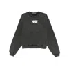 Alexander Wang Blade Logo-embossed Sweatshirt In Cotton Terry