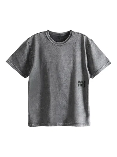 Alexander Wang Cotton T-shirt In Black