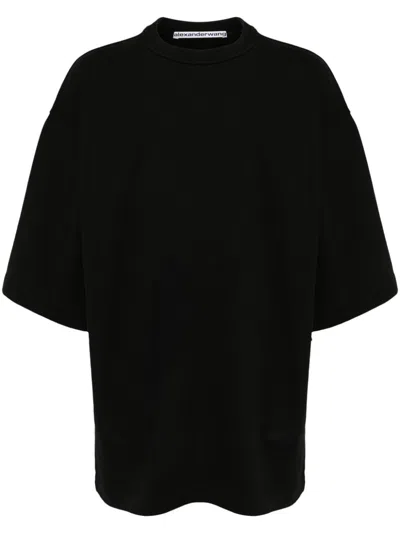 Alexander Wang Cotton T-shirt In Black