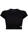 Alexander Wang Cotton T-shirt In Schwarz