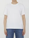 Alexander Wang Cotton T-shirt With Logo In Multi