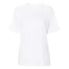 Alexander Wang Essential Jersey Short Sleeve Tee With Puff Logo And Bound Neck Clothing