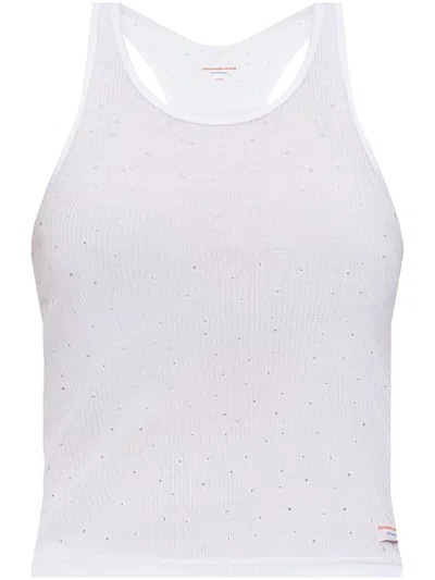 Alexander Wang Cotton Tank Top In White
