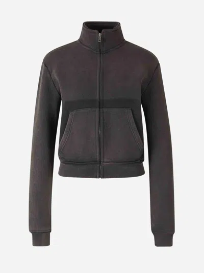Alexander Wang Cotton Zip Sweatshirt