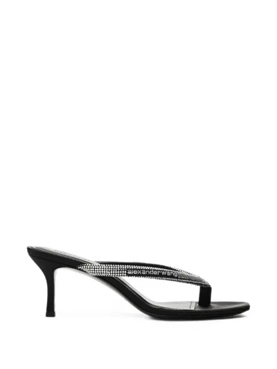 Alexander Wang Courtney Thong Logo Sandals In Multi