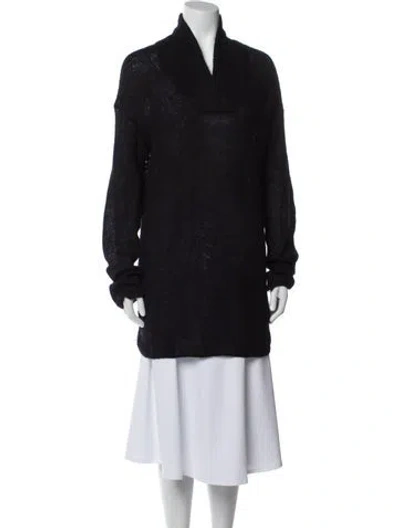 Pre-owned Alexander Wang Cowl Neck Sweater In Blue