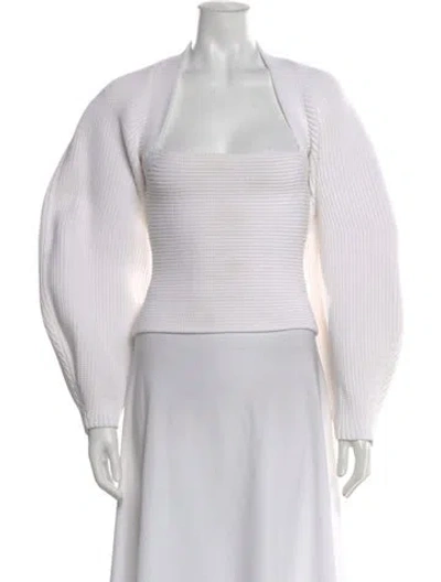 Pre-owned Alexander Wang Cowl Neck Sweater In White