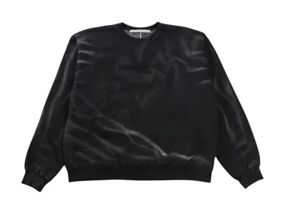 Pre-owned Alexander Wang Crease Wash Crewneck Sweatshirt In Sand