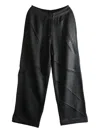 Alexander Wang Embossed Ucc4254432 Trousers In Black