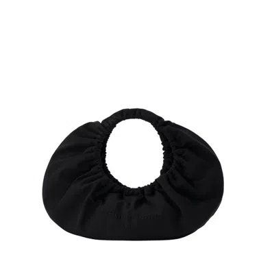 ALEXANDER WANG CRESCENT MEDIUM SHOULDER BAG - NYLON - BLACK