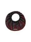 Alexander Wang Crescent Mini Bag In Distressed Crystal Hotfix In Black