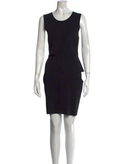 Pre-owned Alexander Wang Crew Neck Knee-length Dress In Multi