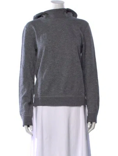 Pre-owned Alexander Wang Crew Neck Long Sleeve Hoodie In Black