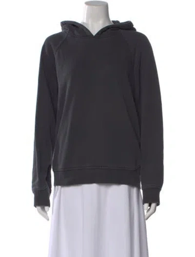 Pre-owned Alexander Wang Crew Neck Long Sleeve Hoodie In Gray