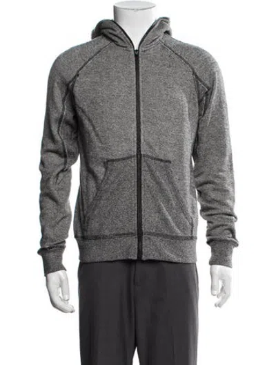Pre-owned Alexander Wang Crew Neck Long Sleeve Hoodie In Grey