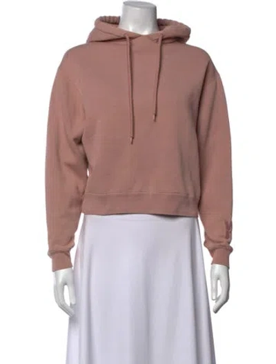 Pre-owned Alexander Wang Crew Neck Long Sleeve Hoodie In Pink