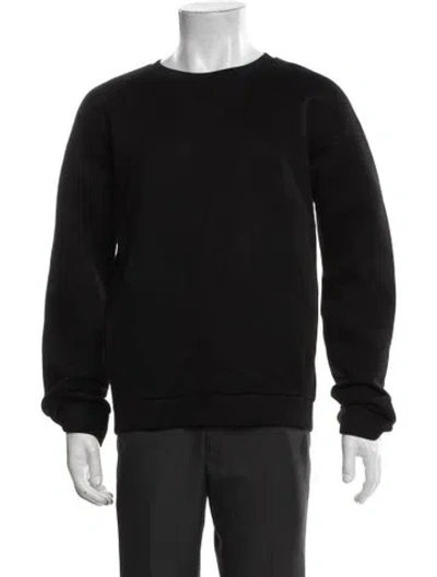 Pre-owned Alexander Wang Crew Neck Long Sleeve Sweatshirt In Black