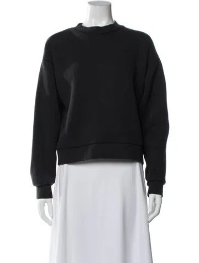 Pre-owned Alexander Wang Crew Neck Long Sleeve Sweatshirt In Gray