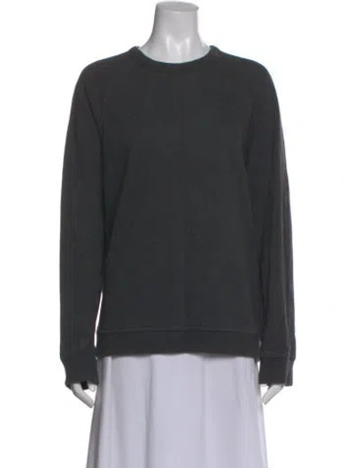 Pre-owned Alexander Wang Crew Neck Long Sleeve Sweatshirt In Gray
