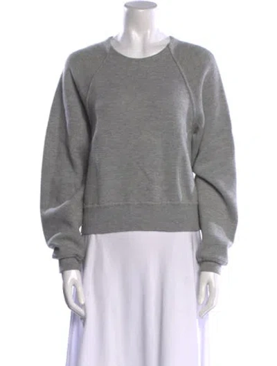 Pre-owned Alexander Wang Crew Neck Long Sleeve Sweatshirt In Multi