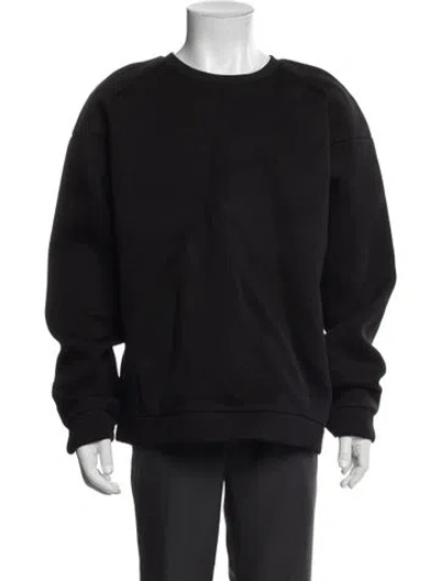 Pre-owned Alexander Wang Crew Neck Long Sleeve Sweatshirt W/ Tags In Black