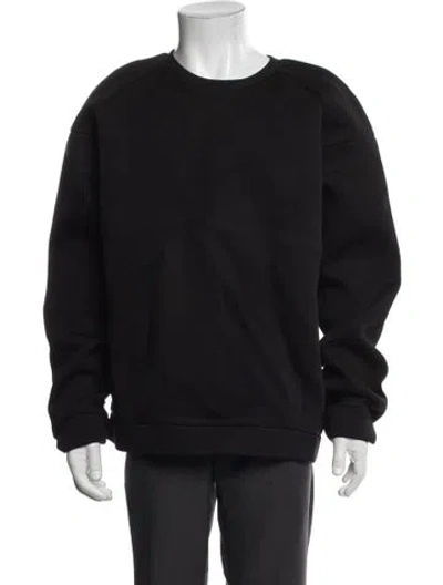 Pre-owned Alexander Wang Crew Neck Long Sleeve Sweatshirt W/ Tags In Black