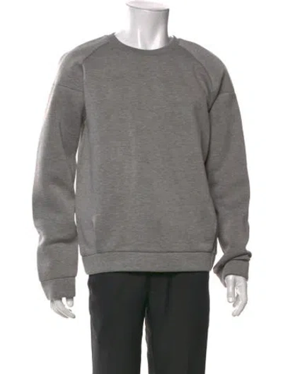 Pre-owned Alexander Wang Crew Neck Long Sleeve Sweatshirt W/ Tags In Grey