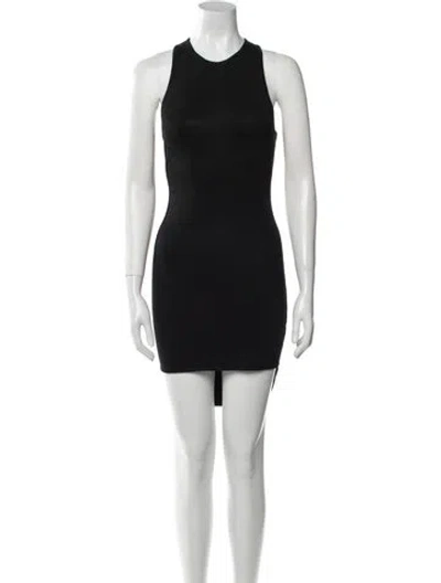 Pre-owned Alexander Wang Crew Neck Mini Dress In Multi
