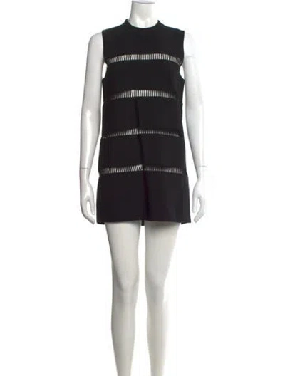 Pre-owned Alexander Wang Crew Neck Mini Dress In Multi