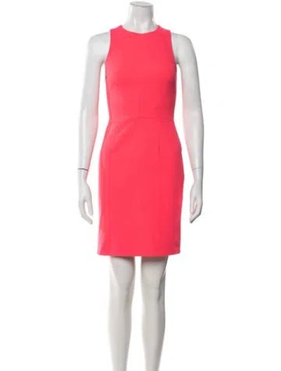 Pre-owned Alexander Wang Crew Neck Mini Dress In Pink