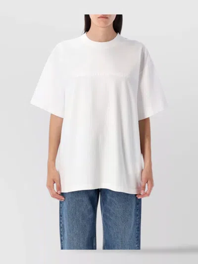 ALEXANDER WANG CREW NECK RELAXED FIT SHORT SLEEVE TOP