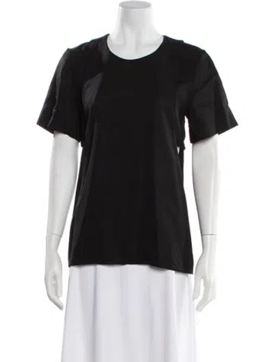 Pre-owned Alexander Wang Crew Neck Short Sleeve Top In Black