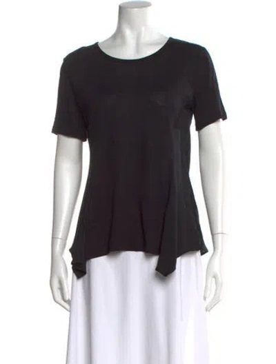 Pre-owned Alexander Wang Crew Neck Short Sleeve T-shirt In Black