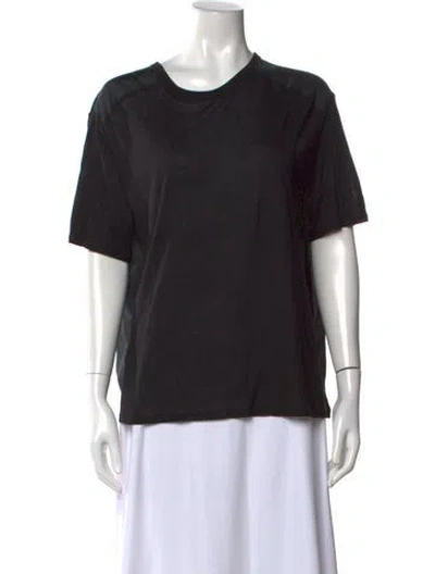 Pre-owned Alexander Wang Crew Neck Short Sleeve T-shirt In Black