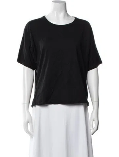 Pre-owned Alexander Wang Crew Neck Short Sleeve T-shirt In Black