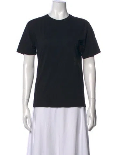Pre-owned Alexander Wang Crew Neck Short Sleeve T-shirt In Black