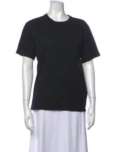 Pre-owned Alexander Wang Crew Neck Short Sleeve T-shirt In Black