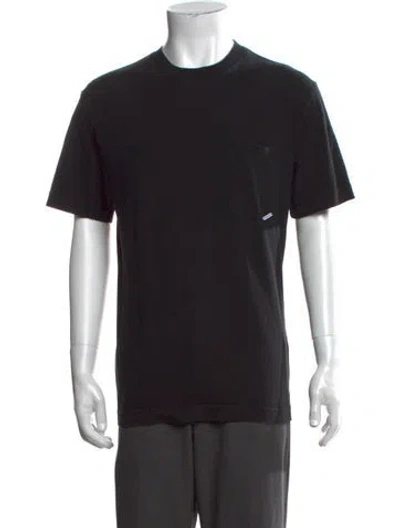Pre-owned Alexander Wang Crew Neck Short Sleeve T-shirt In Black